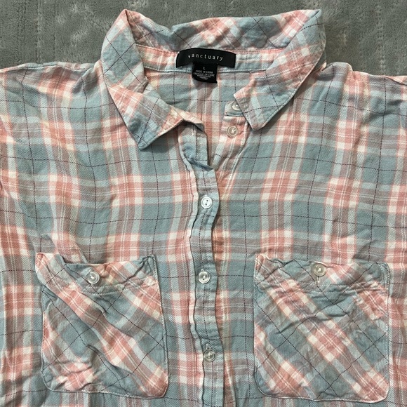 Sanctuary Soft Pastel Flannel - Picture 3 of 7